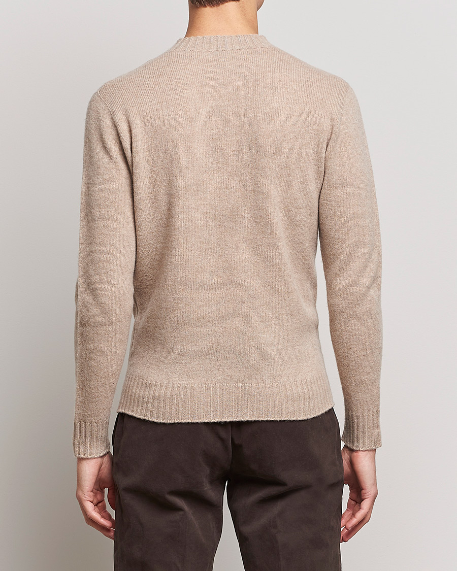 Herre | Gensere | Altea | Wool/Cashmere Crew Neck Sweater Beige