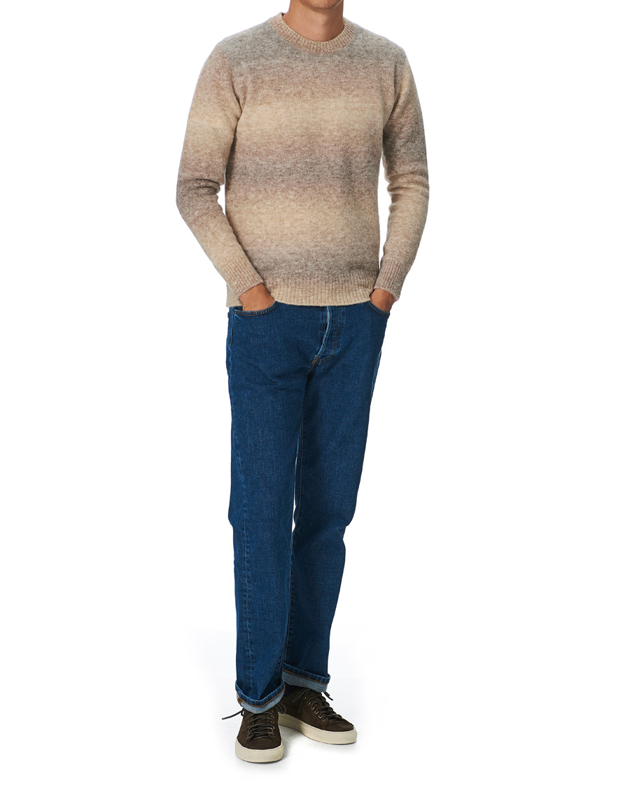 Herre | Gensere | Altea | Brushed Degradé Sweater Beige