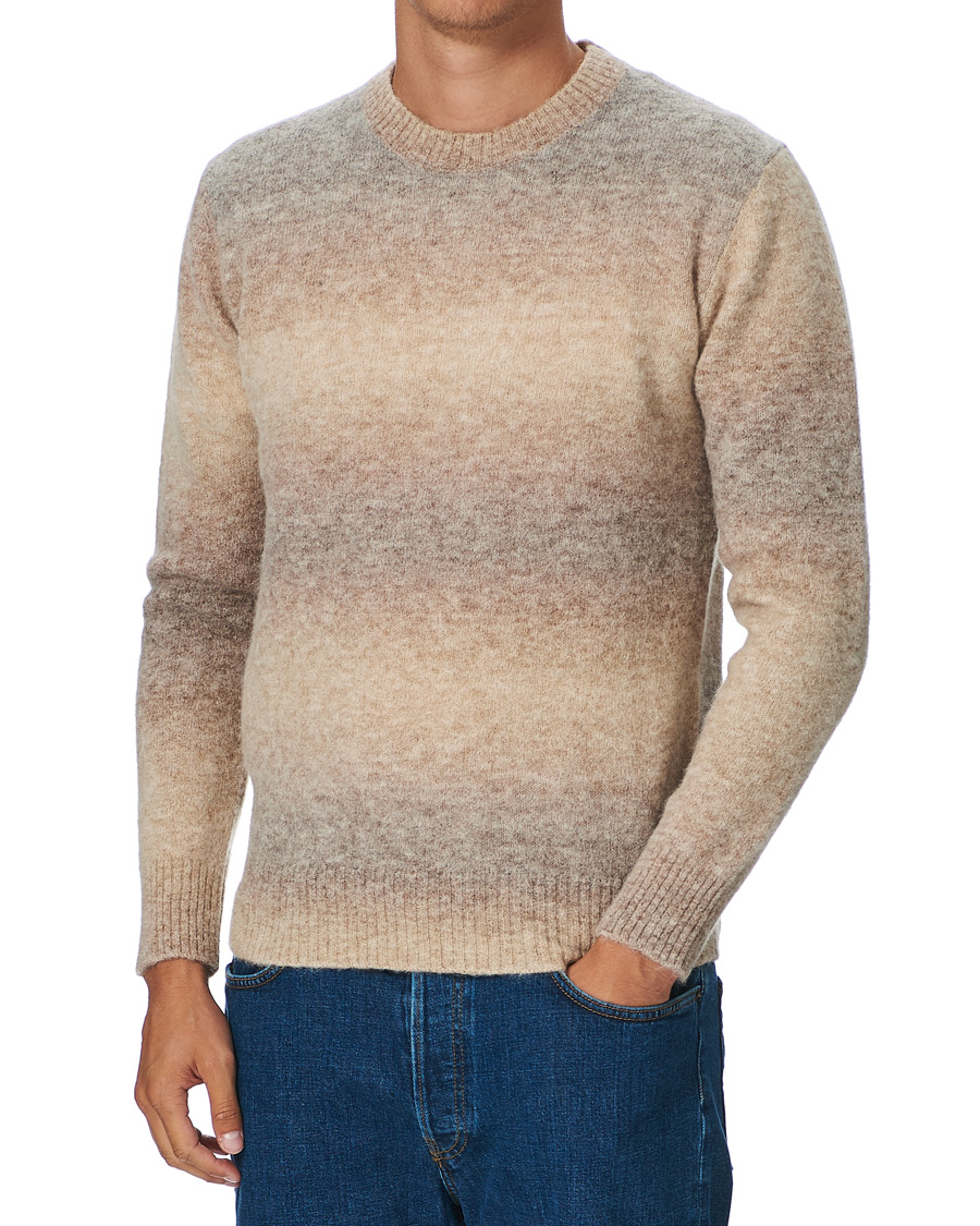 Herre | Gensere | Altea | Brushed Degradé Sweater Beige