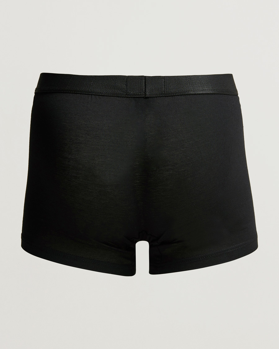 Herre | Undertøy | Zegna | Cotton Stretch Boxer Bi-Pack Black