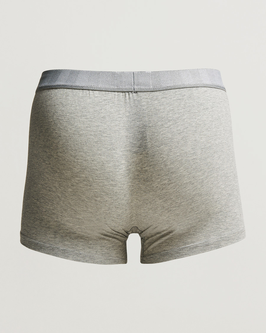 Herre | Undertøy | Zegna | Cotton Stretch Boxer Bi-Pack Grey Heather