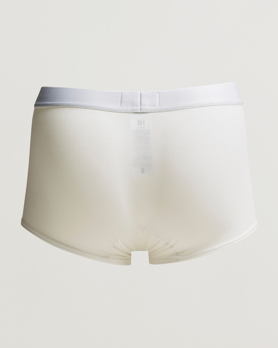 Herre | Undertøy | Zegna | Cotton Stretch Trunk Boxers White