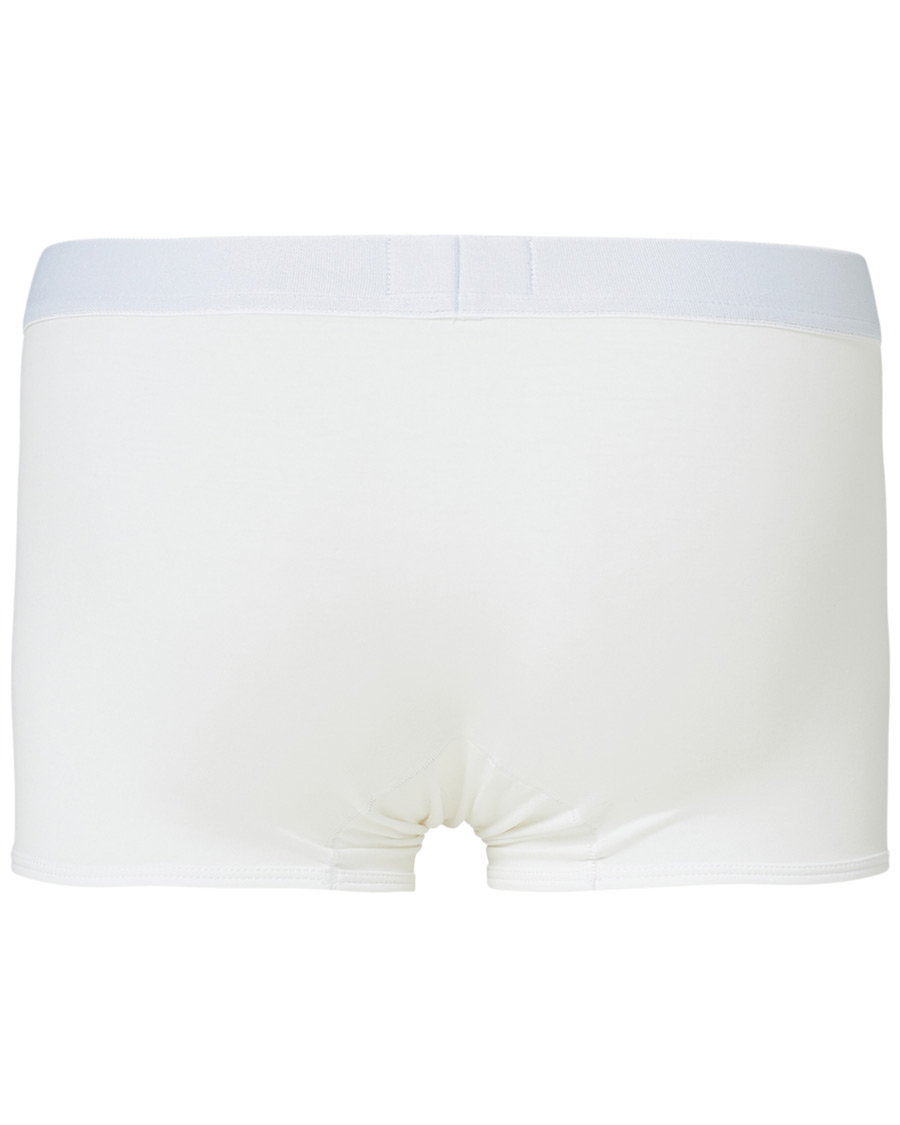 Herre | Undertøy | Zegna | Cotton Stretch Trunk Boxers White