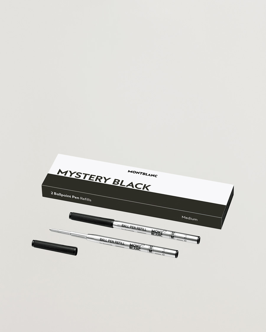 Herre | Penner | Montblanc | 2 Ballpoint Pen Refills Mystery Black
