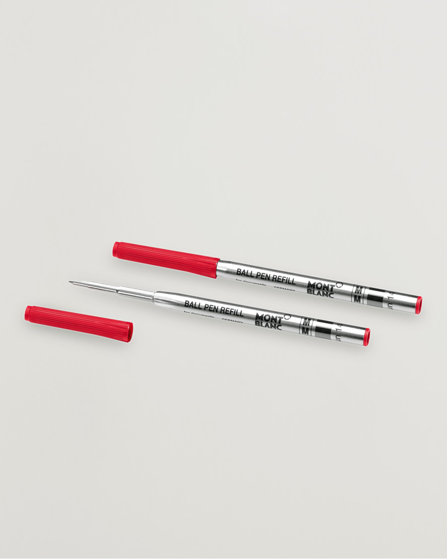 Herre |  | Montblanc | 2 Ballpoint Pen Refills Modena Red
