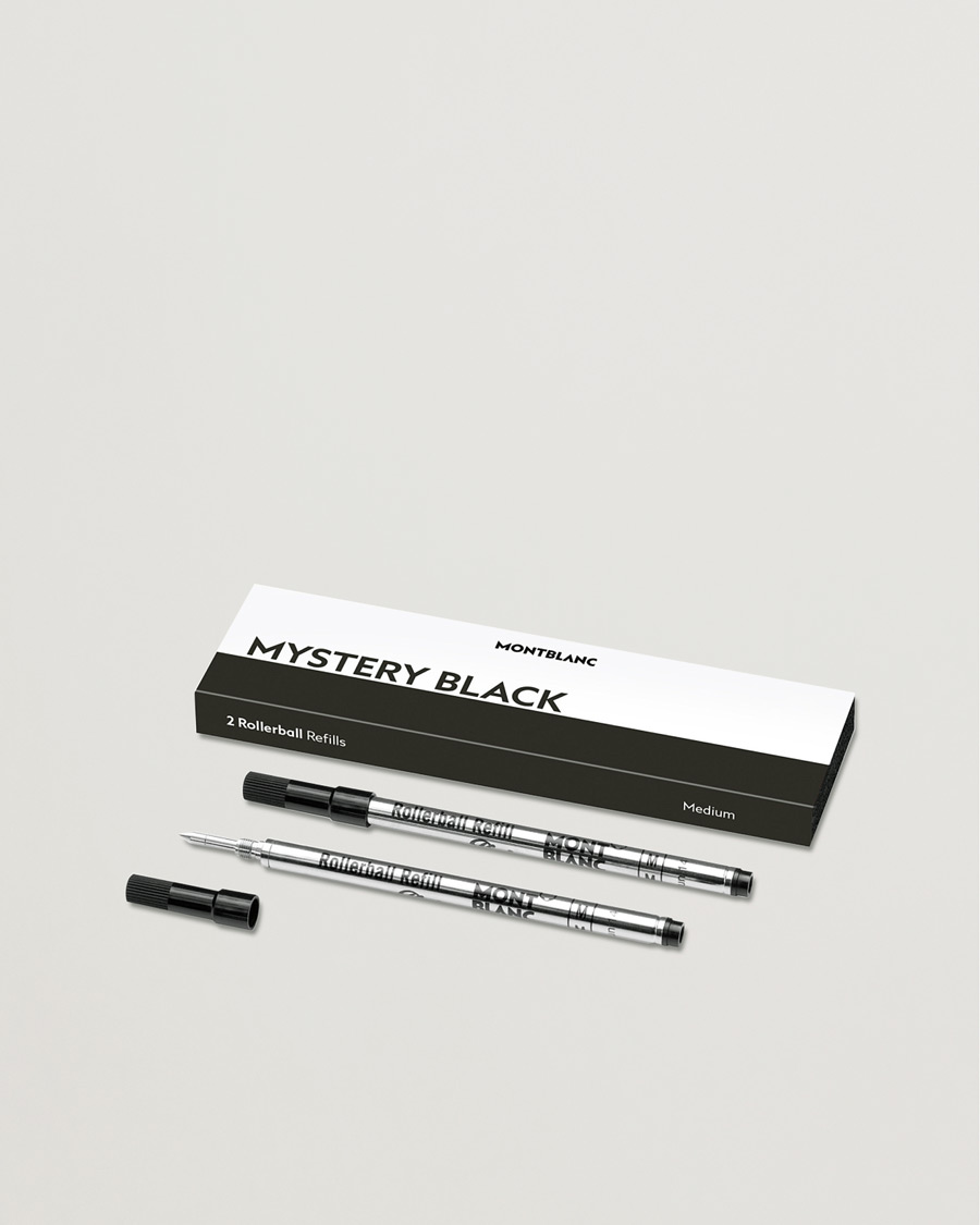 Herre | Penner | Montblanc | 2 Rollerball Refills Mystery Black