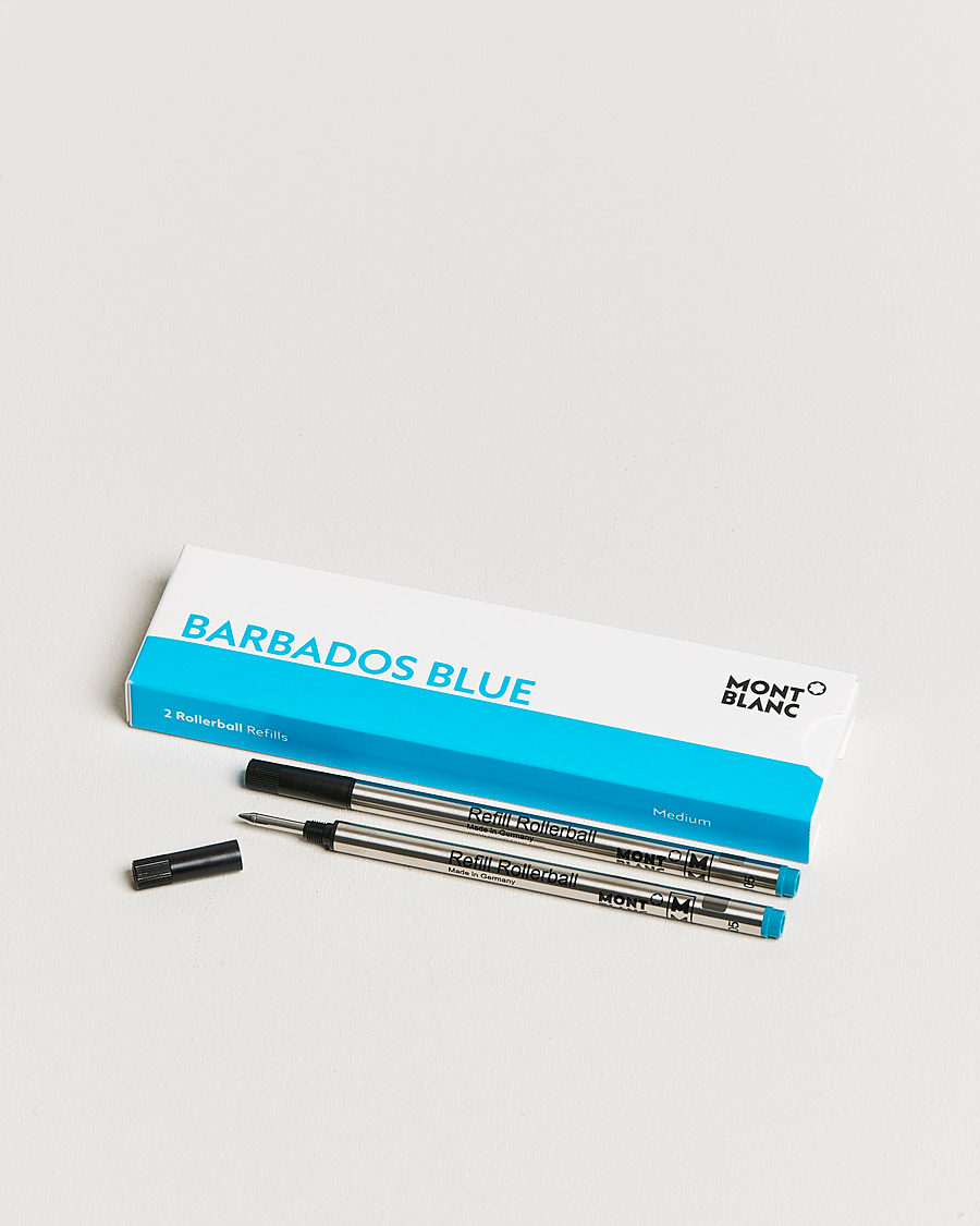 Herre | Penner | Montblanc | 2 Rollerball Refills Barbados Blue