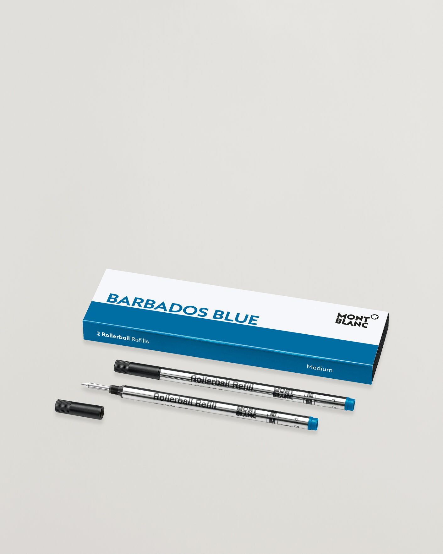 Herre | Penner | Montblanc | 2 Rollerball Refills Barbados Blue
