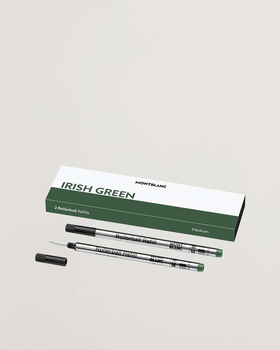 Herre | Penner | Montblanc | 2 Rollerball Refills Irish Green