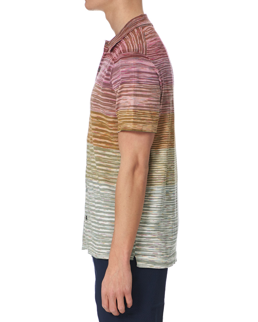 Herre | Skjorter | Missoni | Space-Dye Knitted Short Sleeve Shirt Multicolor