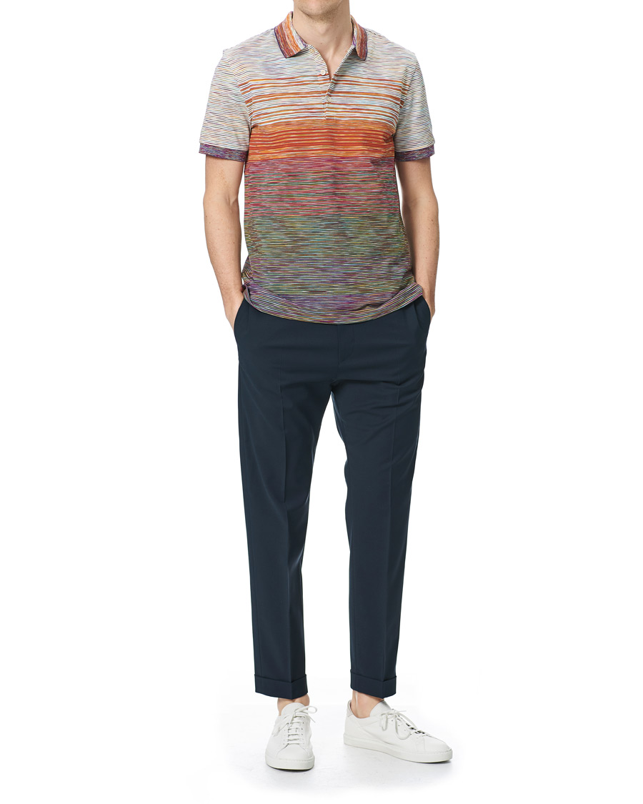 Herre | Pikéer | Missoni | Space-Dye Short Sleeve Polo Multicolor