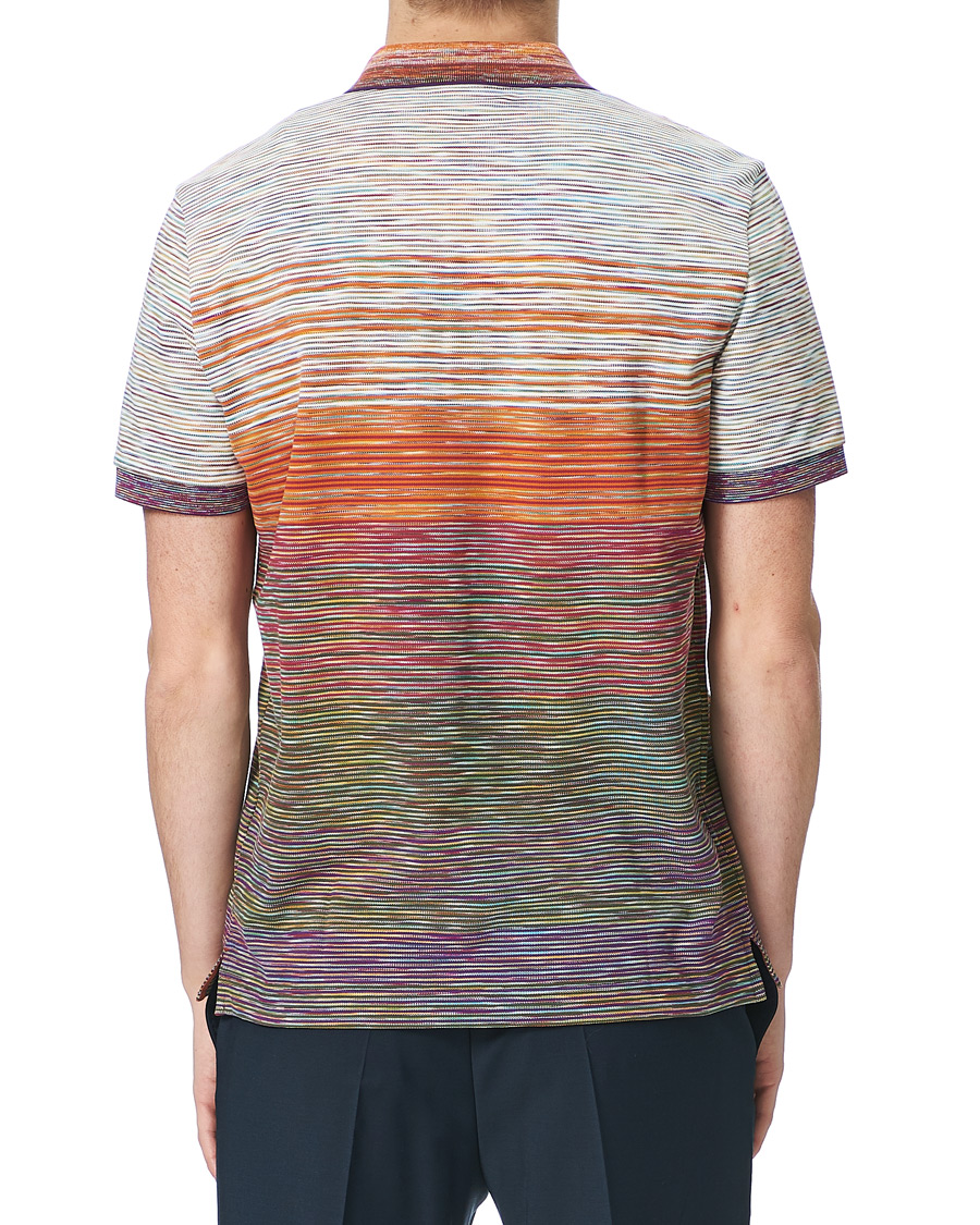 Herre | Pikéer | Missoni | Space-Dye Short Sleeve Polo Multicolor