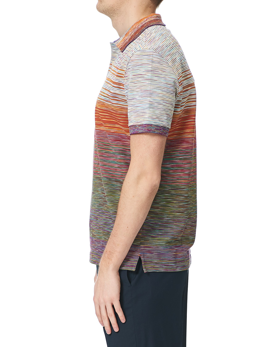 Herre | Pikéer | Missoni | Space-Dye Short Sleeve Polo Multicolor