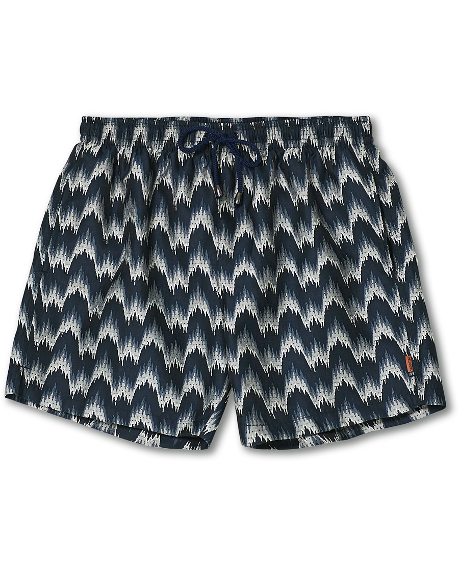 Herre | Badeshorts | Missoni | Zig-Zag Swim Trunks Navy