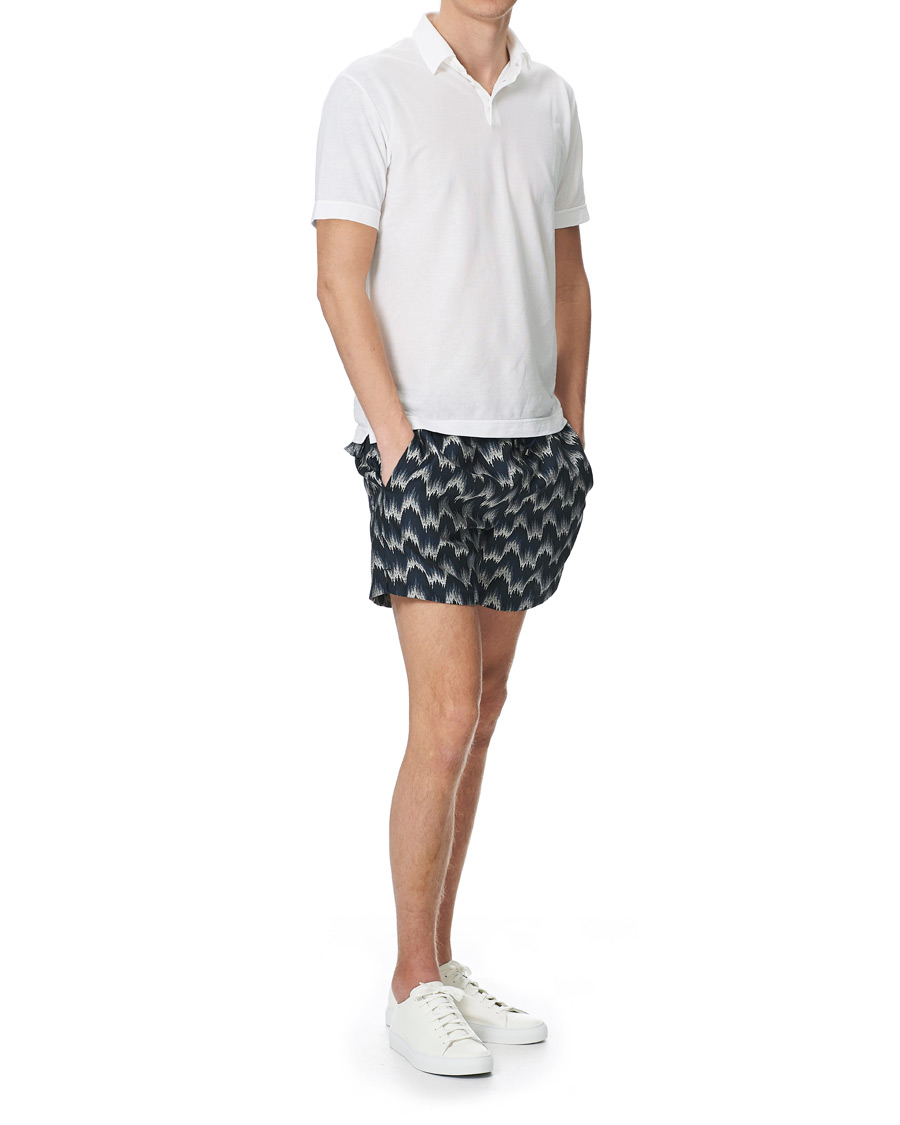 Herre | Badeshorts | Missoni | Zig-Zag Swim Trunks Navy