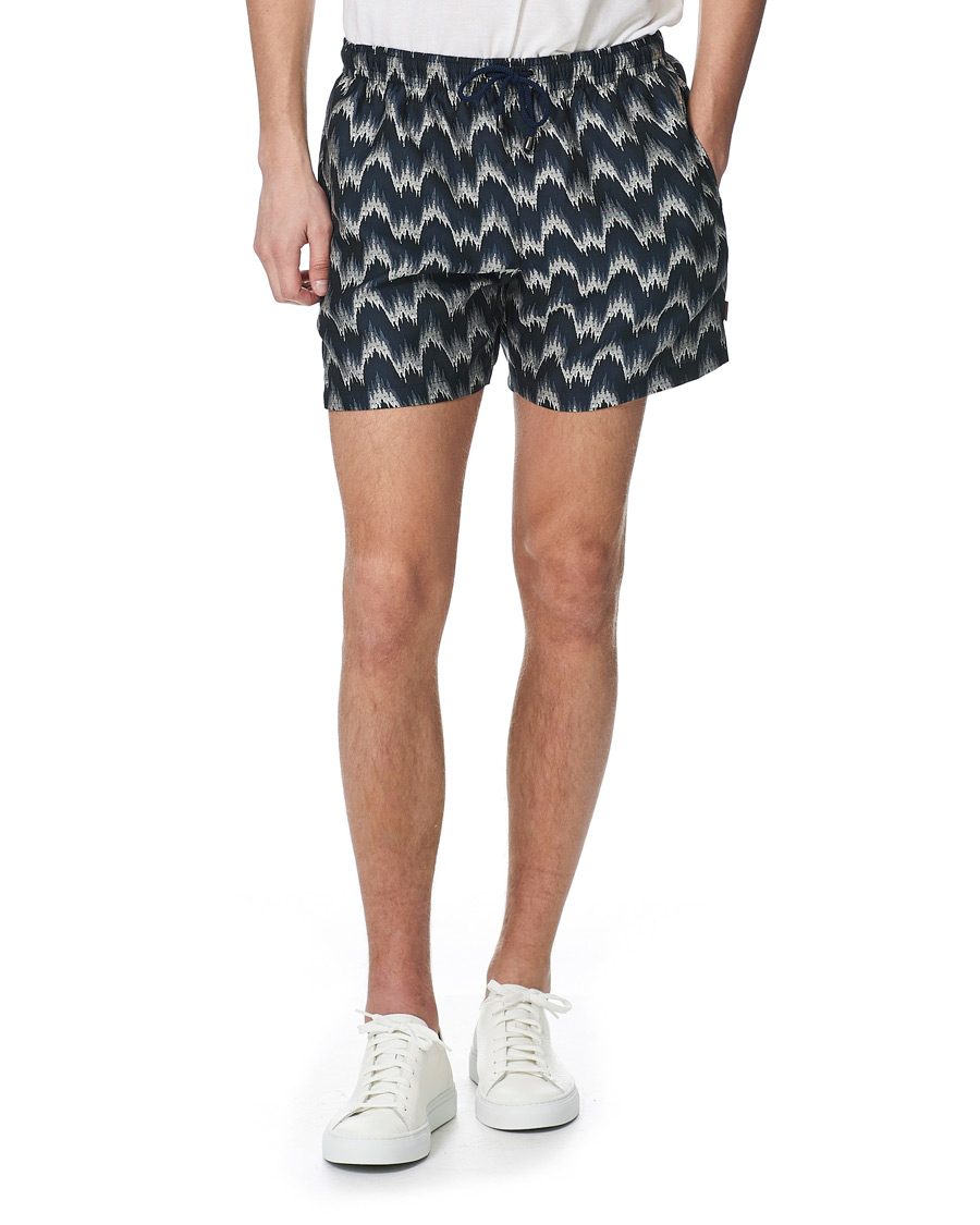 Herre | Badeshorts | Missoni | Zig-Zag Swim Trunks Navy