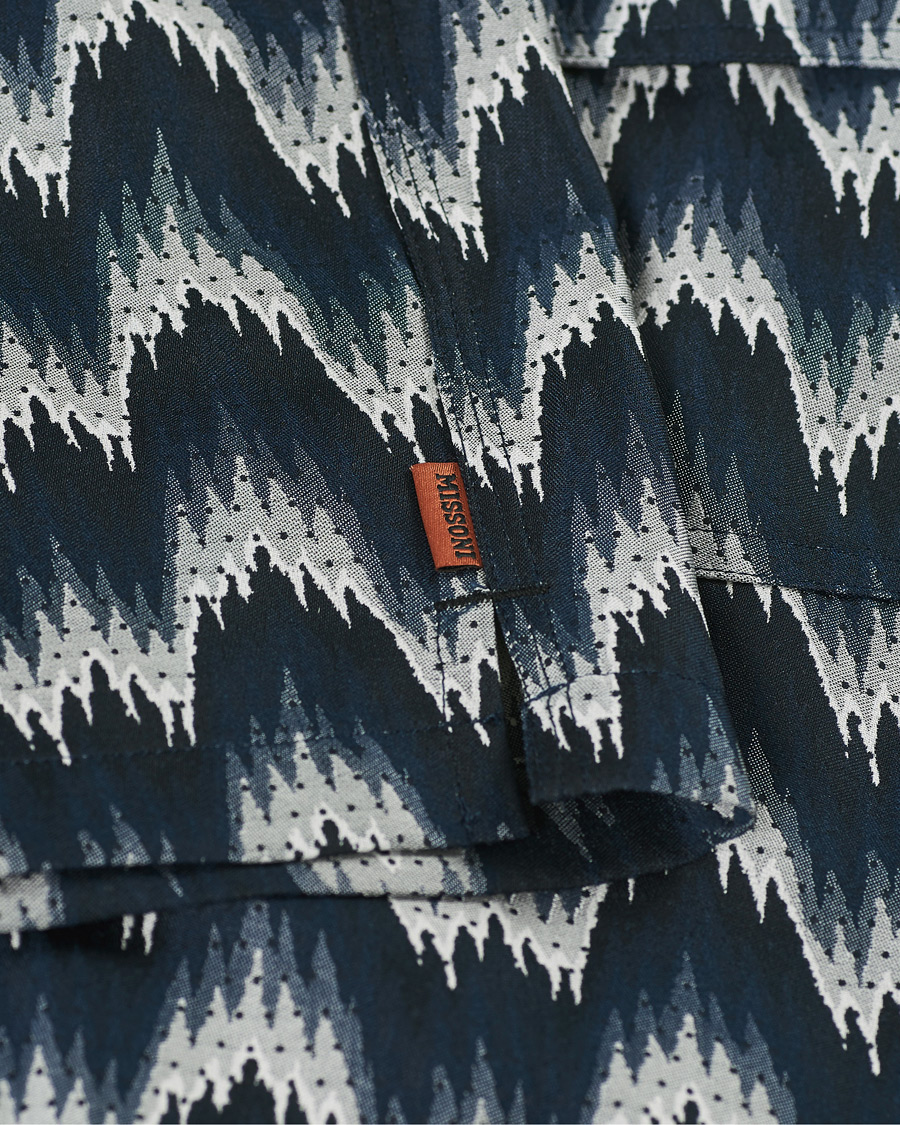Herre | Badeshorts | Missoni | Zig-Zag Swim Trunks Navy