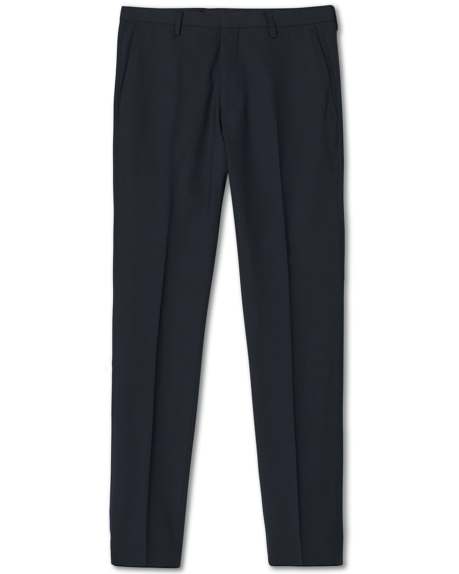 Herre | Bukser | Tiger of Sweden | Thodd Wool Suit Trousers Navy