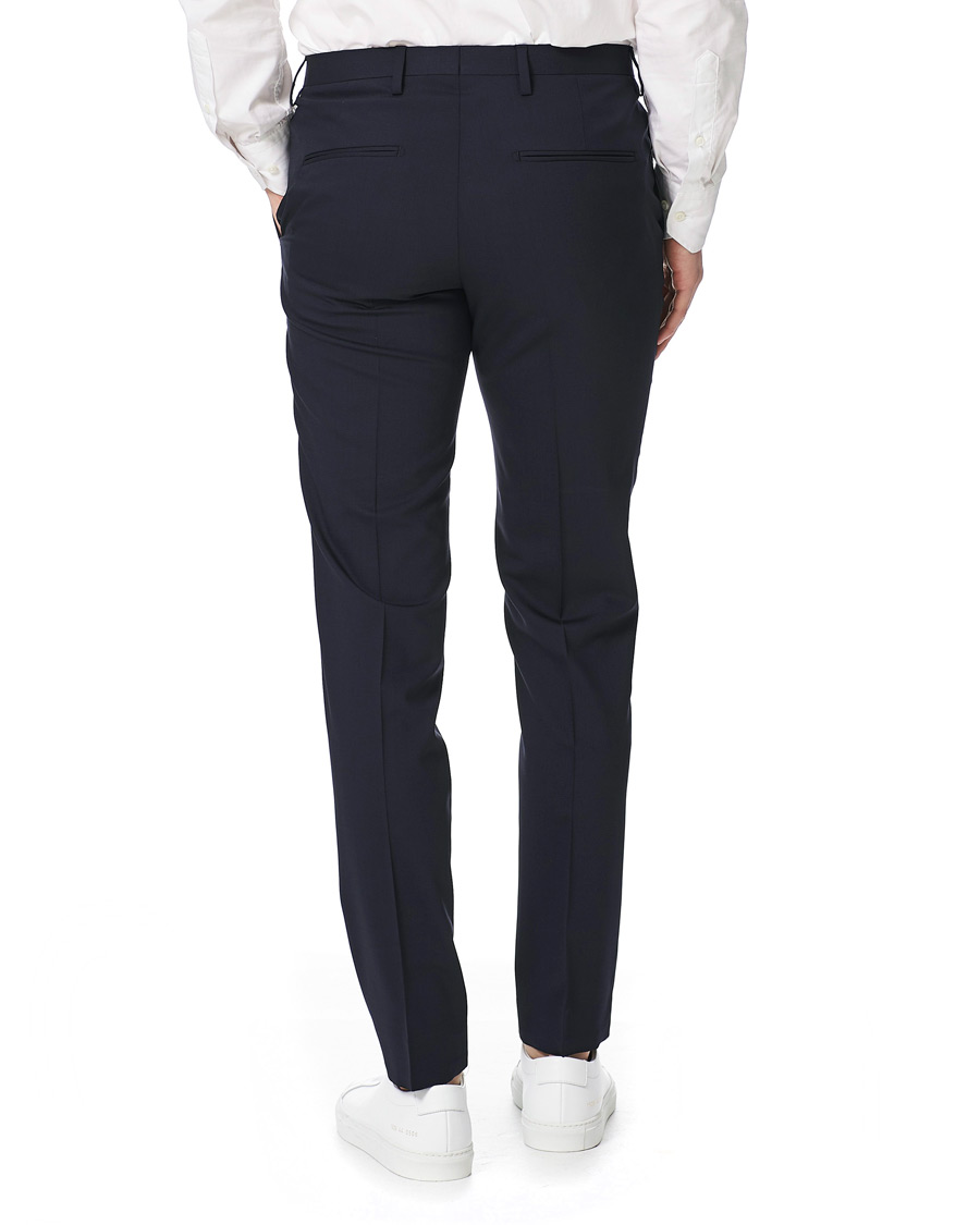 Herre | Bukser | Tiger of Sweden | Thodd Wool Suit Trousers Navy