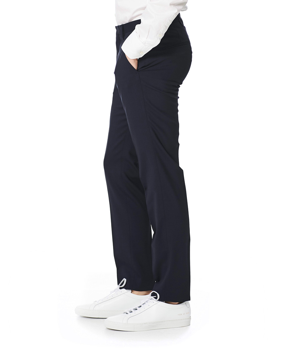 Herre | Bukser | Tiger of Sweden | Thodd Wool Suit Trousers Navy