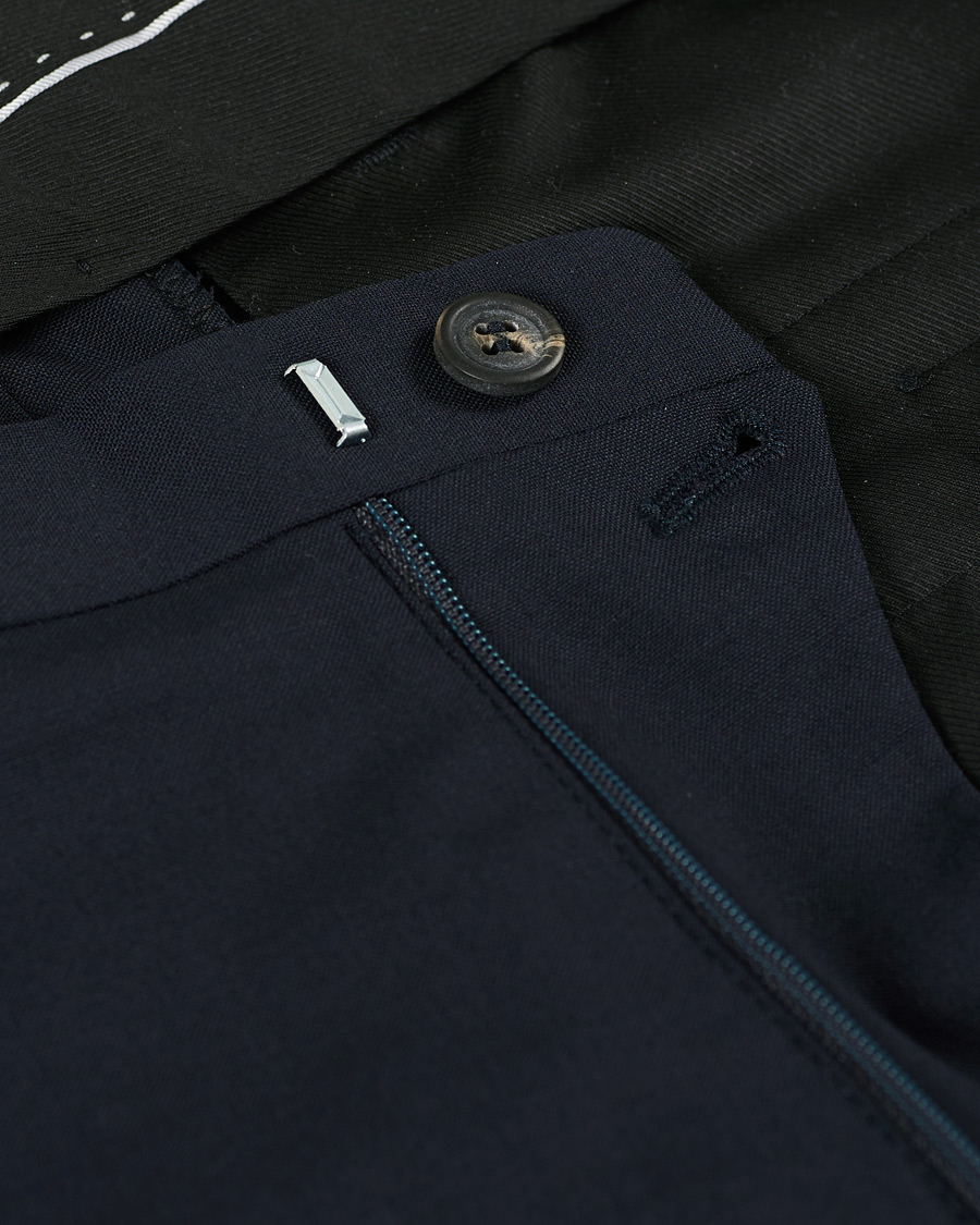 Herre | Bukser | Tiger of Sweden | Thodd Wool Suit Trousers Navy
