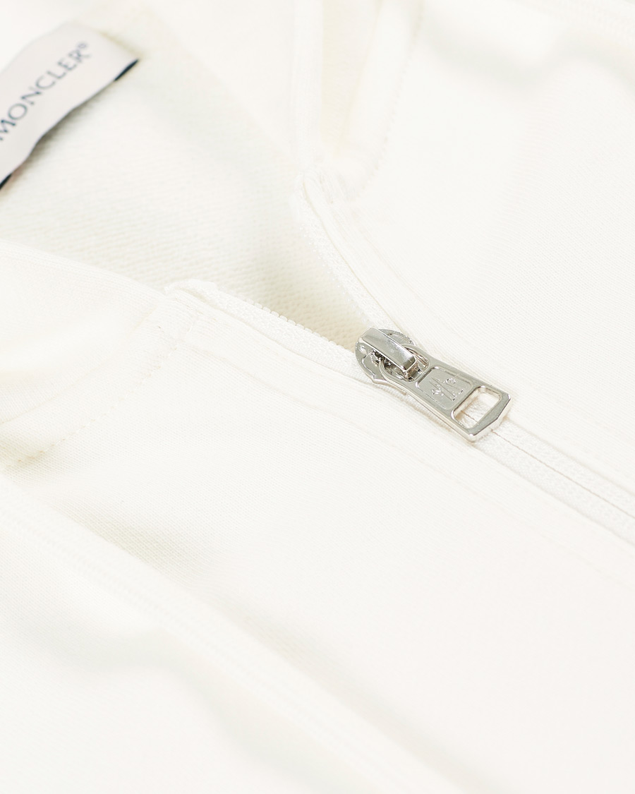 Herre | Gensere | Moncler | Maglia Full Zip Hoodie Off White