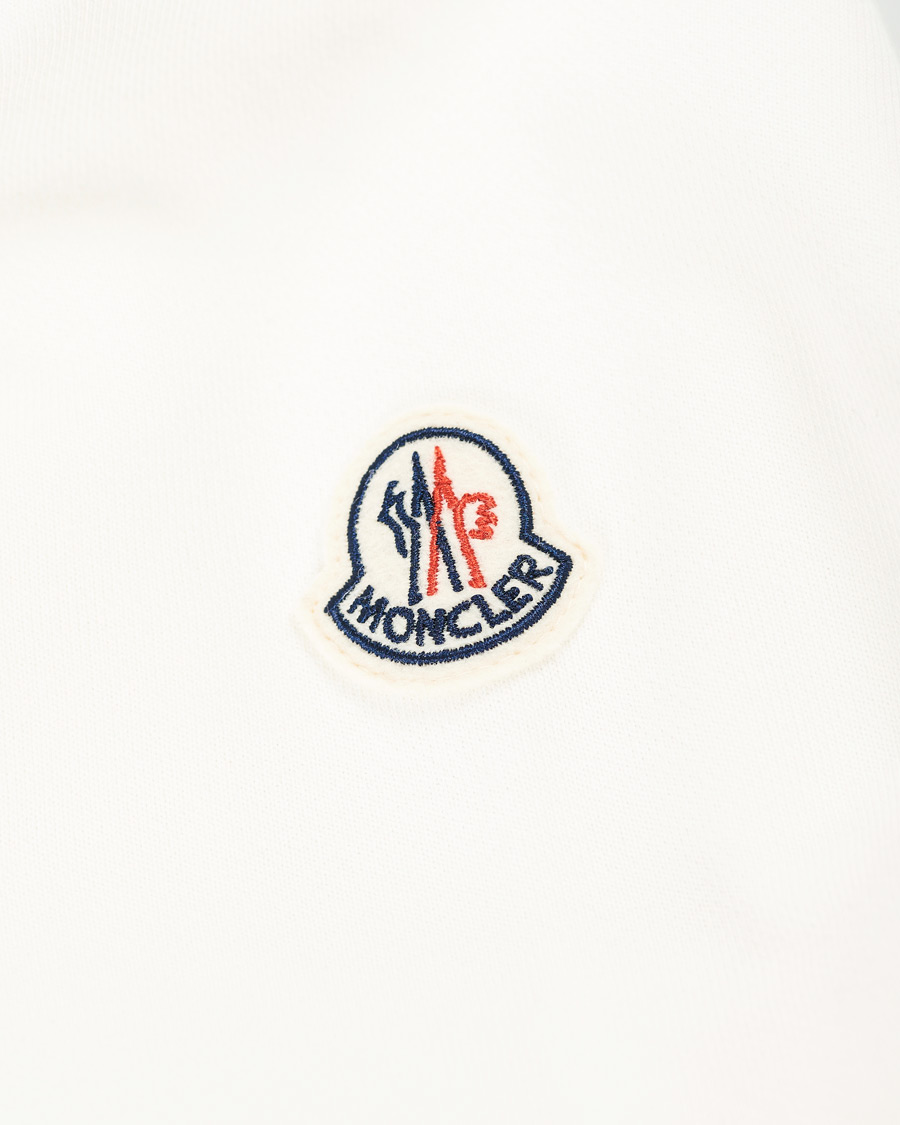Herre | Gensere | Moncler | Maglia Full Zip Hoodie Off White
