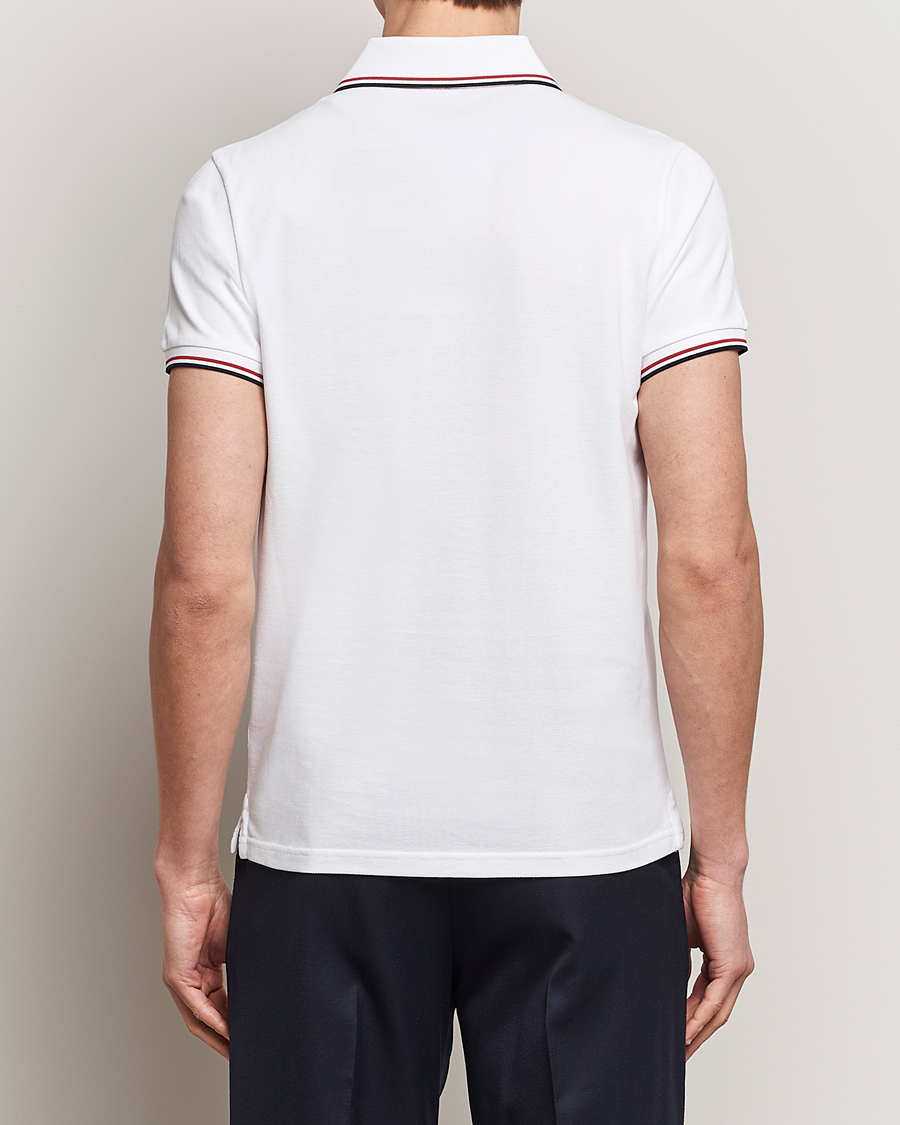 Herre | Pikéer | Moncler | Contrast Rib Polo White