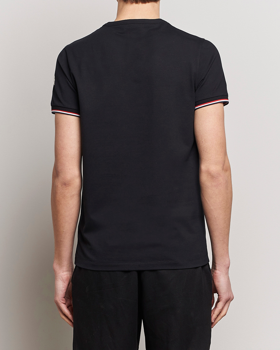 Herre | T-Shirts | Moncler | Shoulder Logo T-Shirt Black