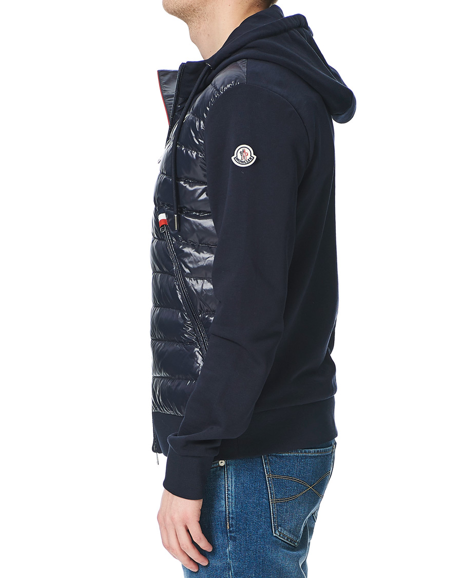 Herre | Jakker | Moncler | Maglia Full Zip Hybrid Navy