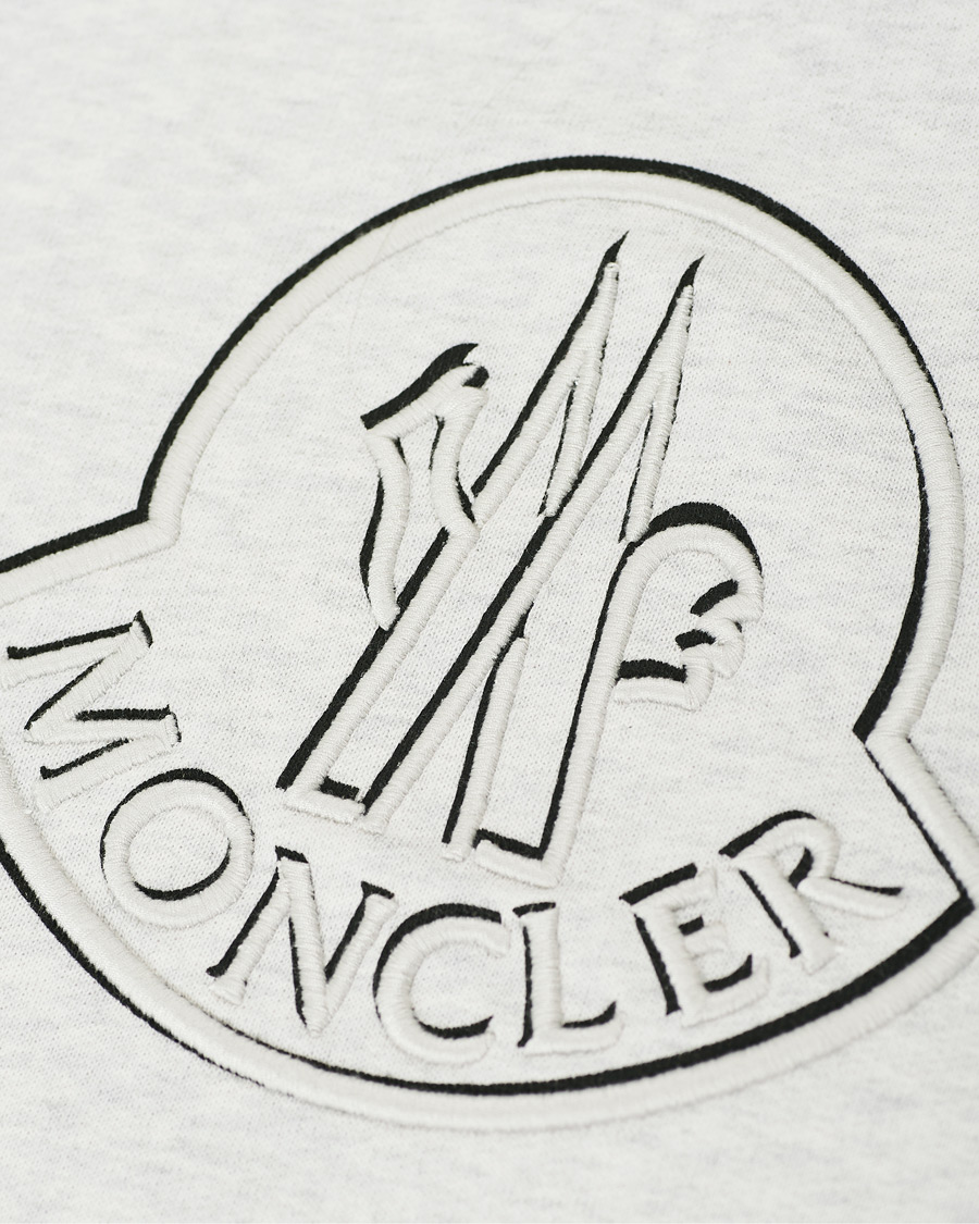 Herre | Gensere | Moncler | Maglia Crew Neck Sweatshirt Grey