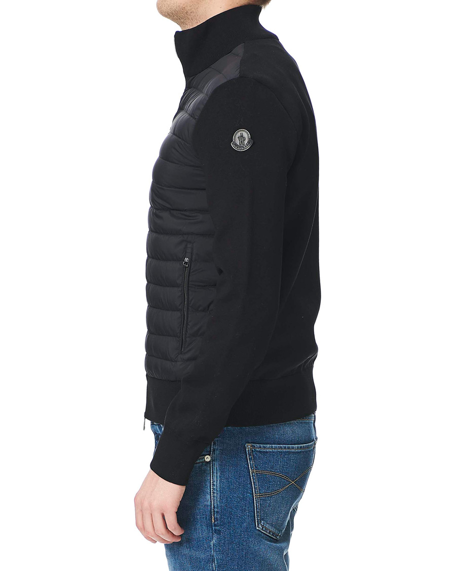 Herre | Gensere | Moncler | Cardigan Down Hybrid Black