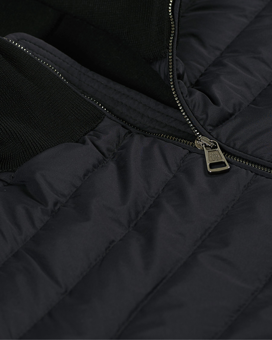 Herre | Gensere | Moncler | Cardigan Down Hybrid Black