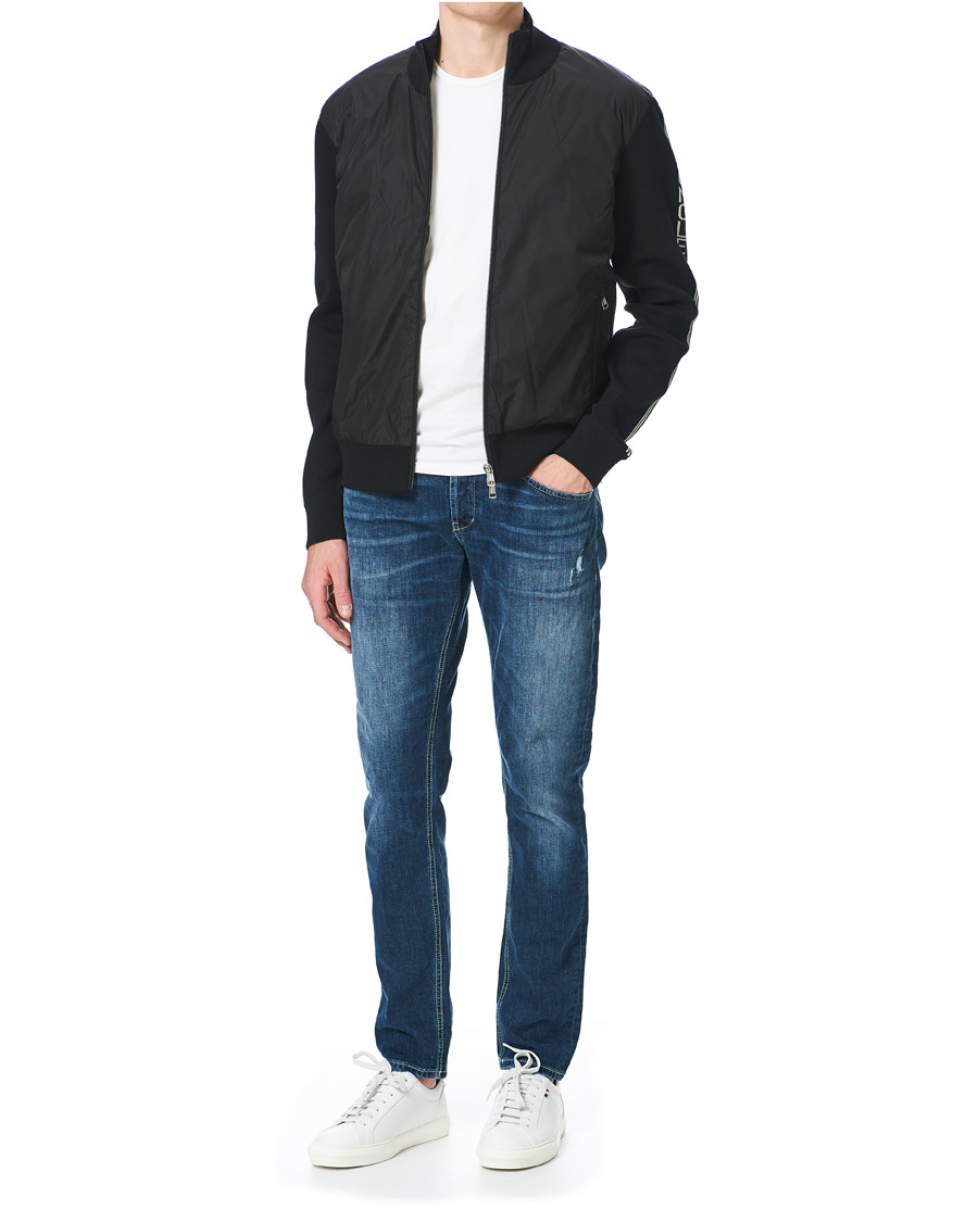 Herre | Gensere | Moncler | Cardigan Padded Hybrid Black