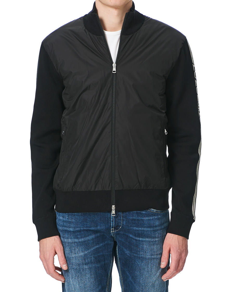 Herre | Gensere | Moncler | Cardigan Padded Hybrid Black