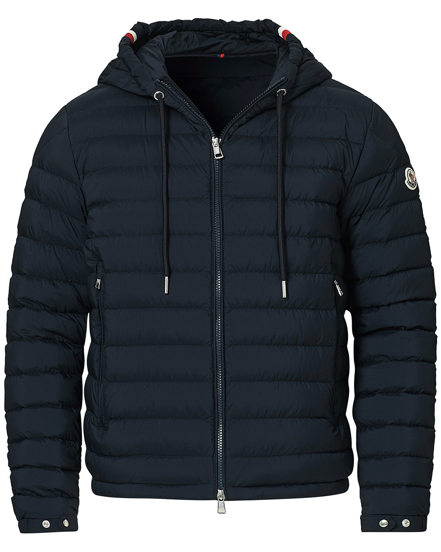 Herre | Jakker | Moncler | Eus Down Hooded Jacket Navy