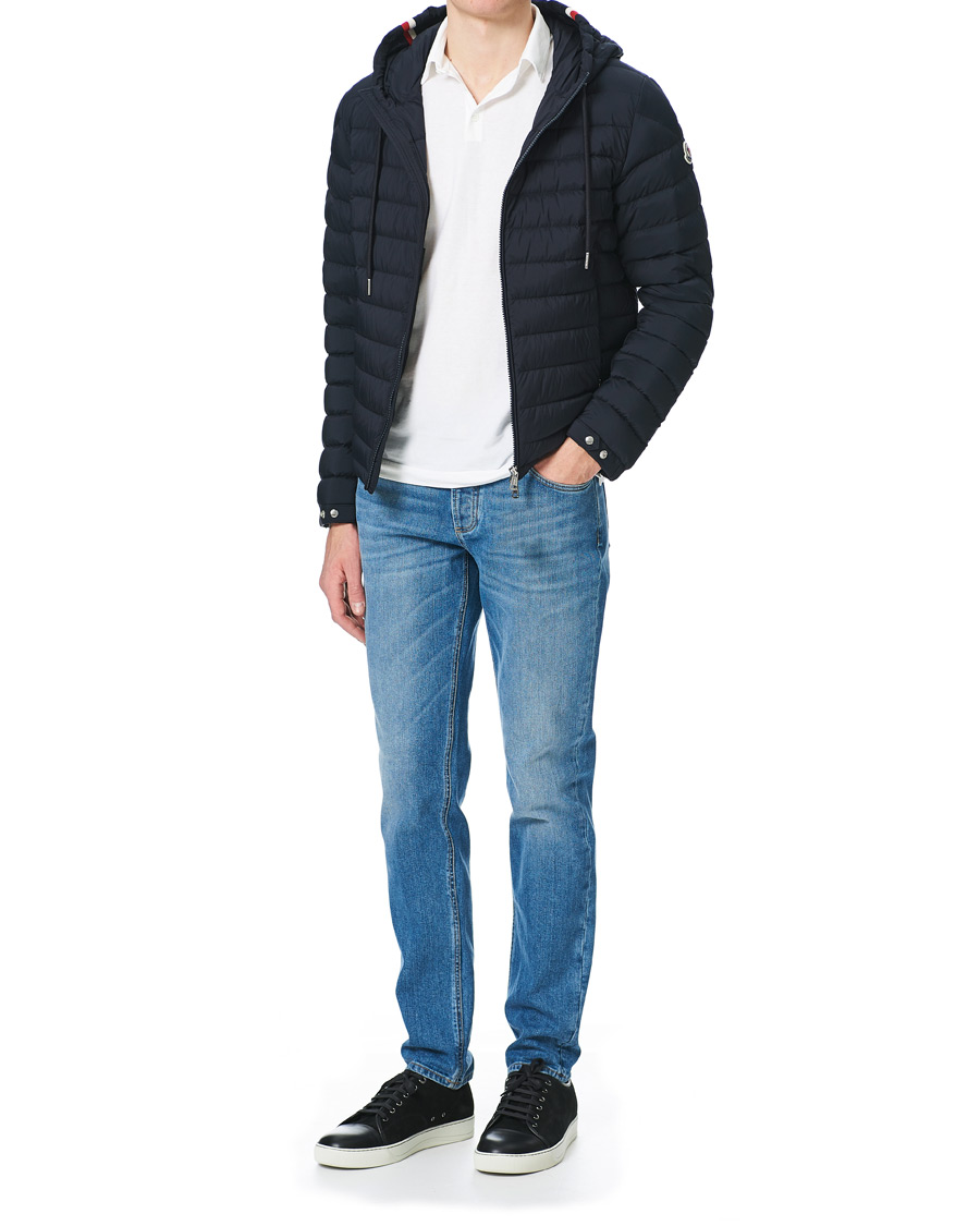 Herre | Jakker | Moncler | Eus Down Hooded Jacket Navy