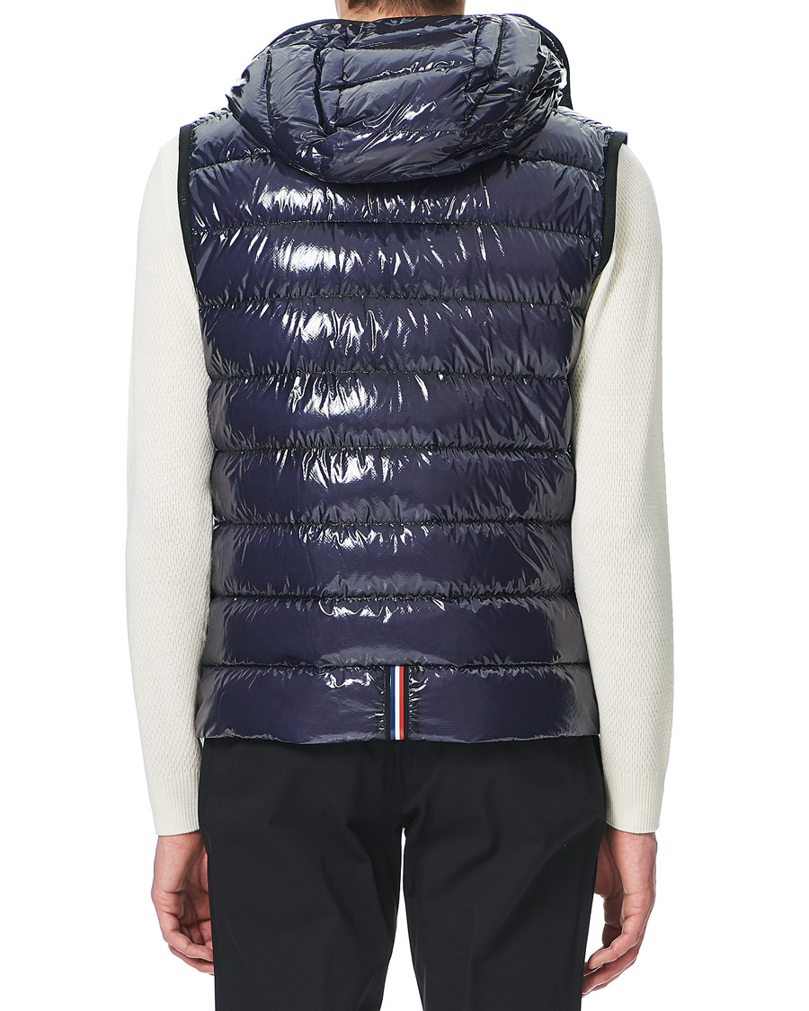 Herre | Jakker | Moncler | Lappe Down Ripstop Vest Navy