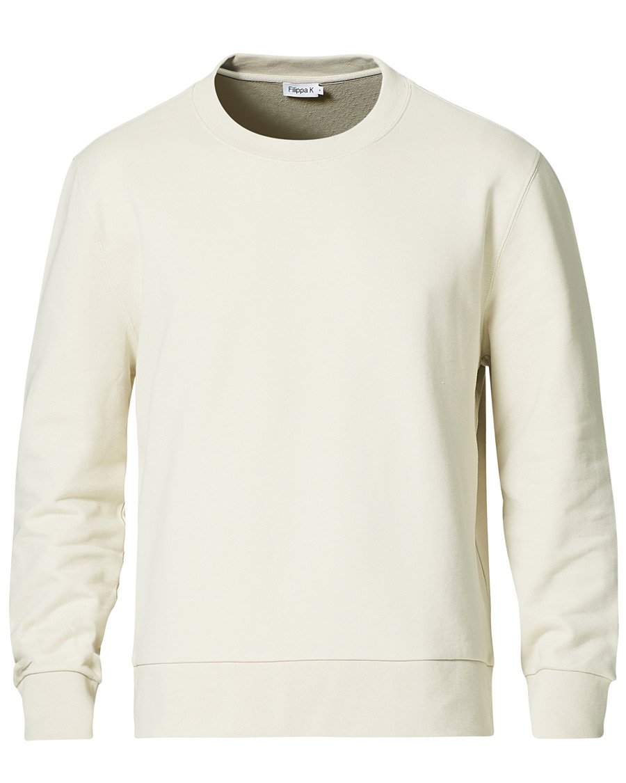 Herre | Gensere | Filippa K | Gustaf Organic Cotton Sweatshirt Vanilla Ice
