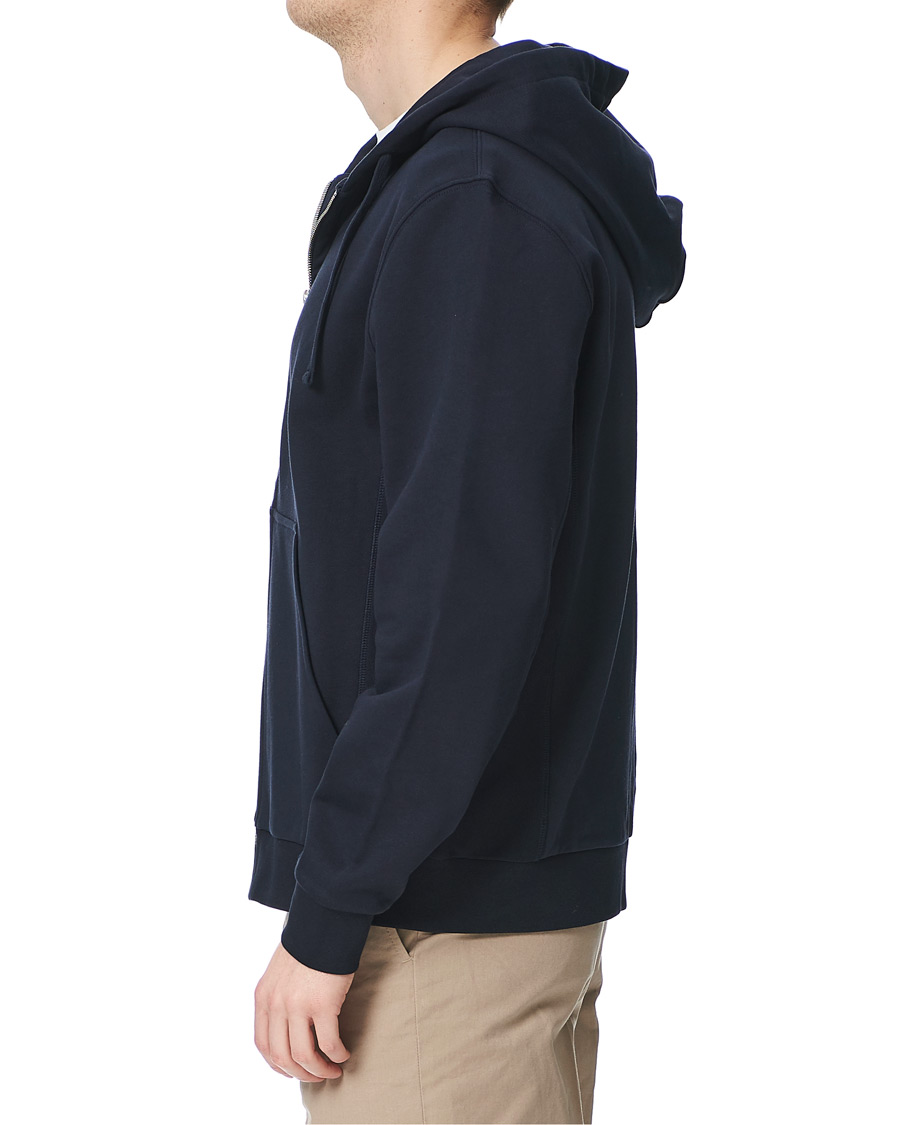 Herre | Gensere | Filippa K | Aldous Cotton Zip Hood Navy