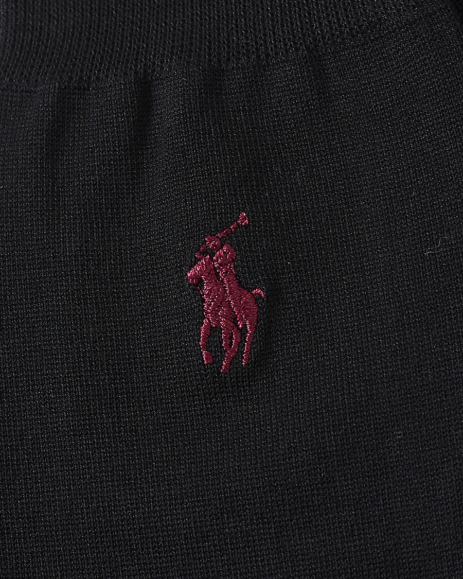 Herre | Undertøy | Polo Ralph Lauren | 2-Pack Mercerized Cotton Socks Black