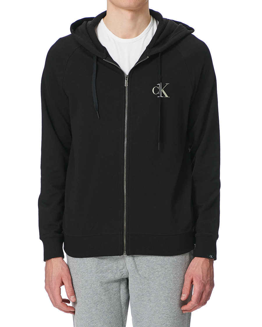 Herre | Gensere | Calvin Klein | CK One Lounge Full Zip Hoodie Black