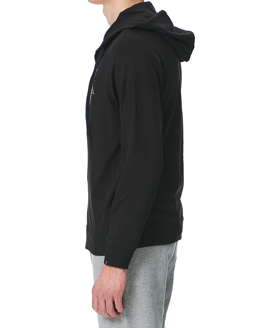 Herre | Gensere | Calvin Klein | CK One Lounge Full Zip Hoodie Black