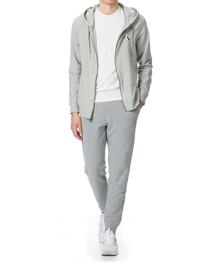 Herre | Gensere | Calvin Klein | CK One Lounge Full Zip Hoodie Grey Heather