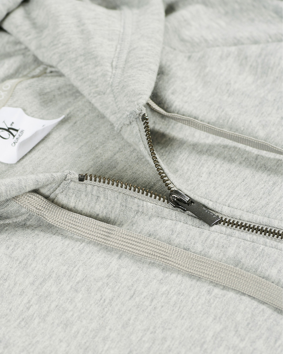 Herre | Gensere | Calvin Klein | CK One Lounge Full Zip Hoodie Grey Heather
