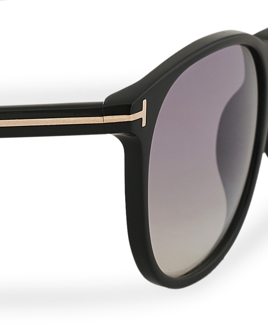 Herre | Tom Ford Ansel Sunglasses Shiny Black/Smoke Mirror | Tom Ford | Ansel Sunglasses Shiny Black/Smoke Mirror