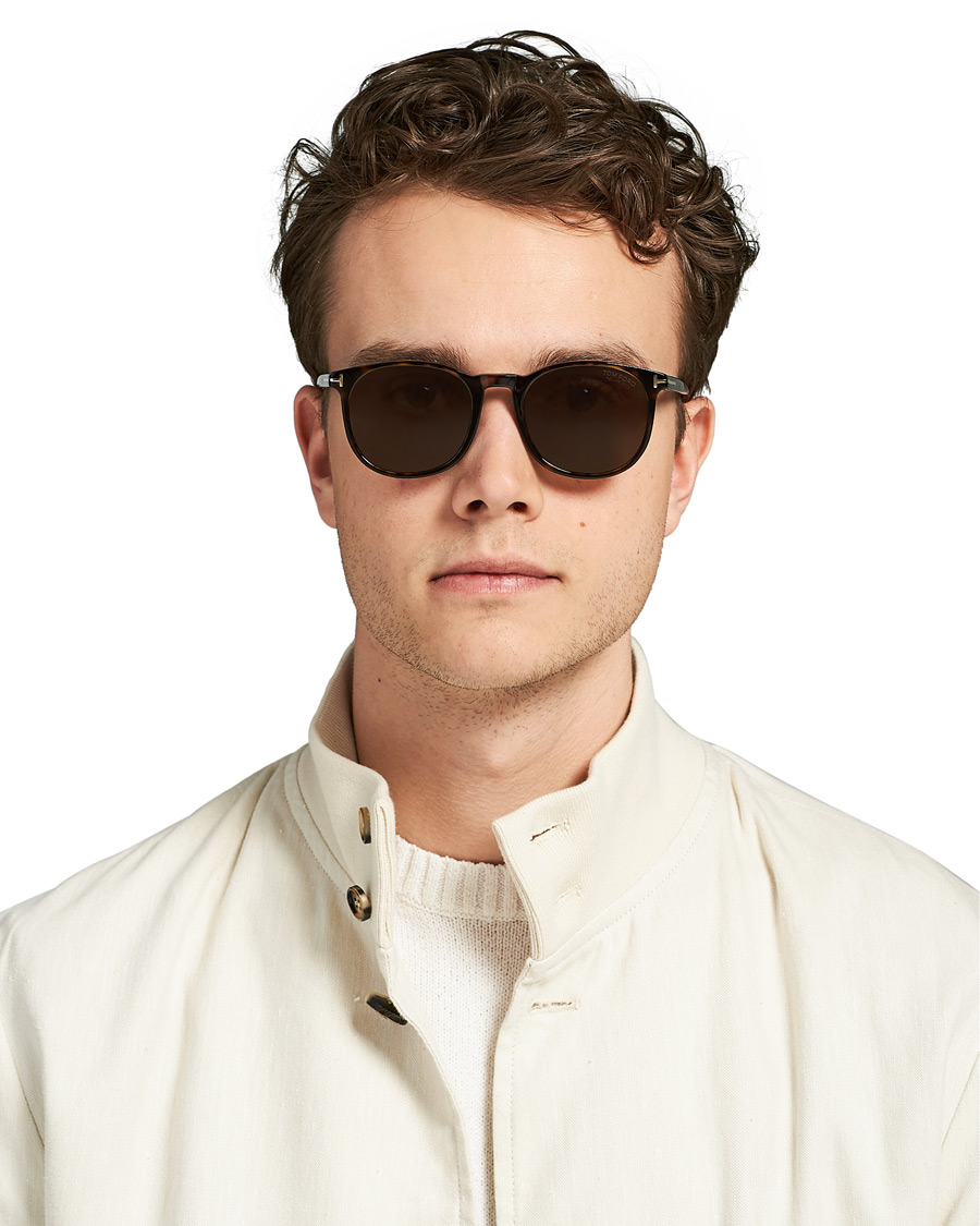 Herre | Tom Ford Ansel Sunglasses Dark Havana/Brown Polarized | Tom Ford | Ansel Sunglasses Dark Havana/Brown Polarized