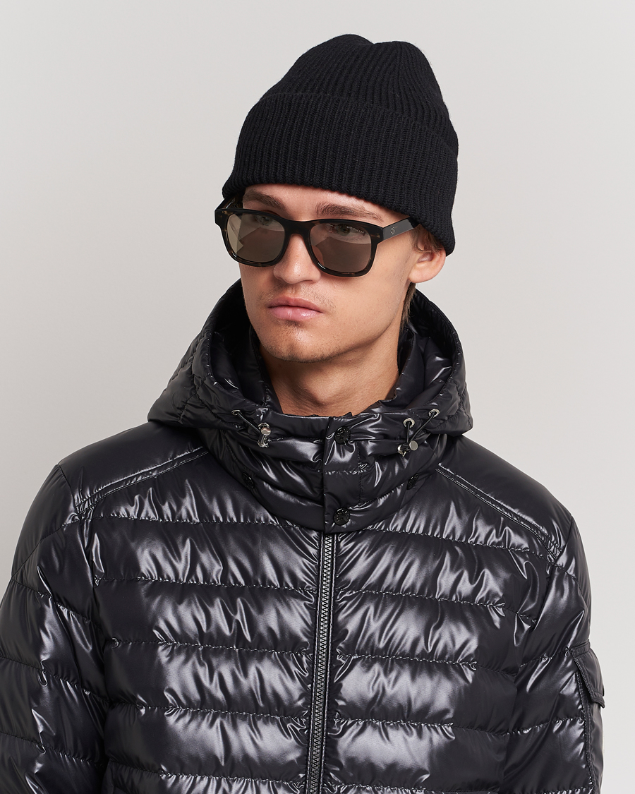 Herre |  | Moncler Lunettes | ML0192 Sunglasses Shiny Dark Brown/Roviex Mirror