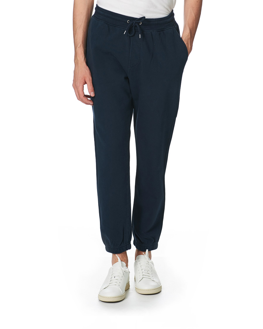 Herre | Bukser | Colorful Standard | Classic Organic Sweatpants Navy Blue