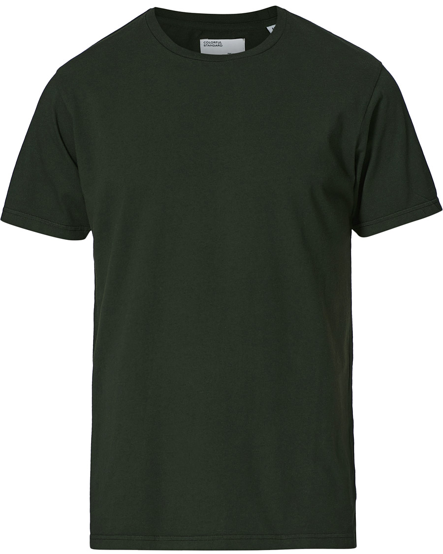Herre | T-Shirts | Colorful Standard | Classic Organic T-Shirt Hunter Green